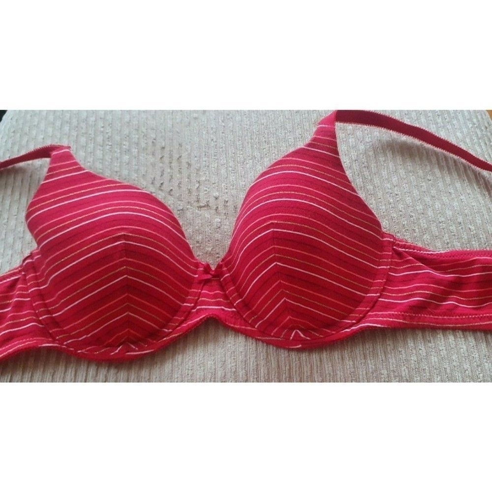 Ambrielle 34B Bra Blue Print Everyday Full Coverage Underwire